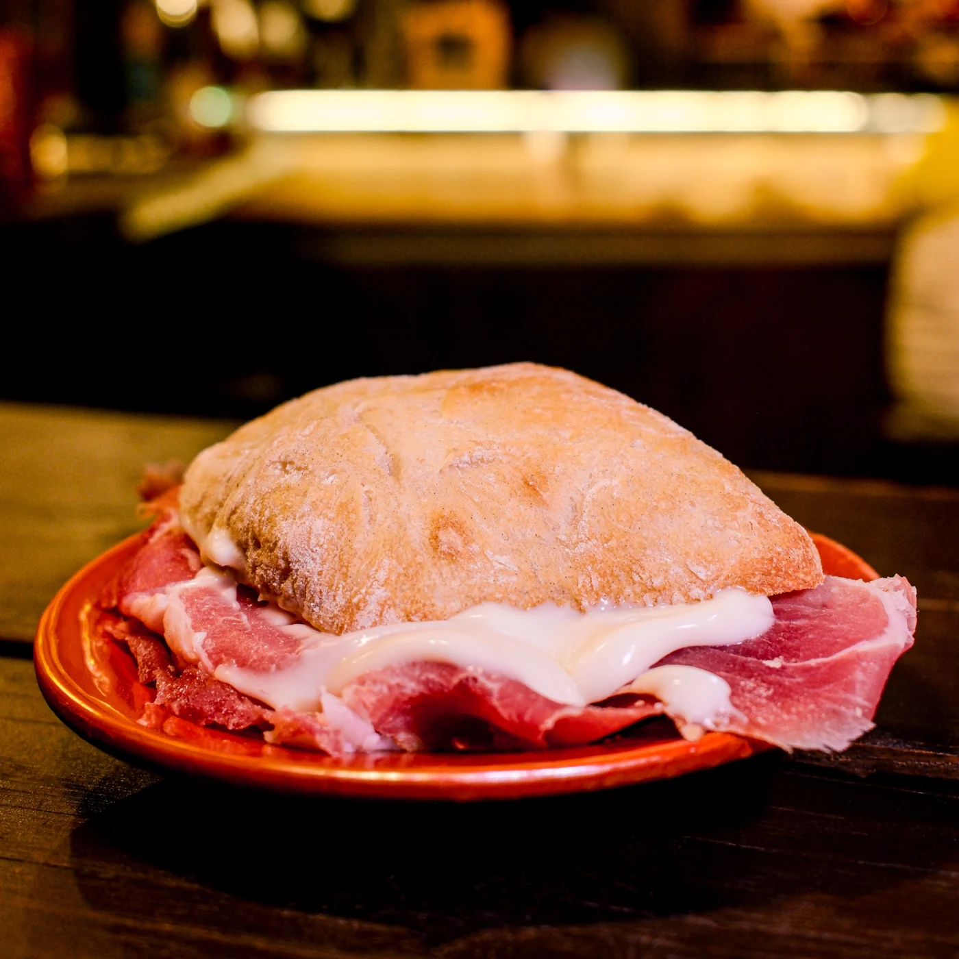 Sandes de presunto e queijo
